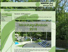 Tablet Screenshot of miniaturgolf-wittringen.de